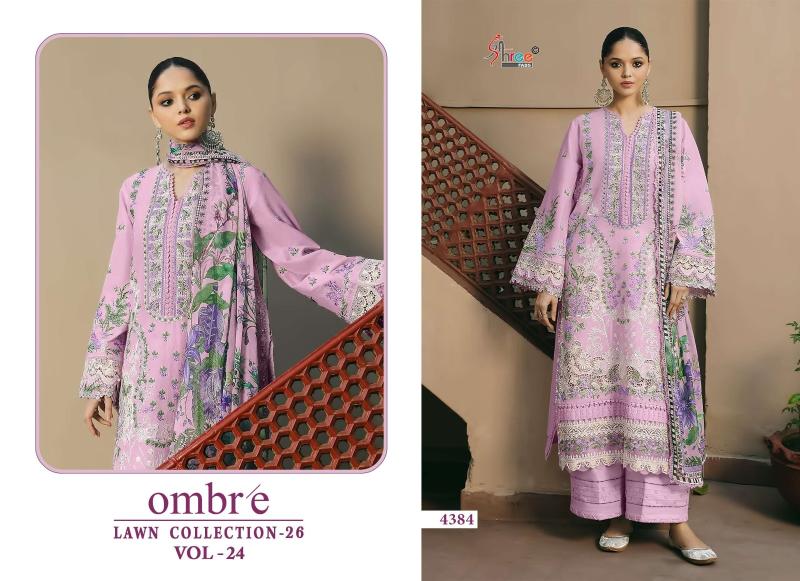 Shree fab ombre lawn vol-24 india salwar suit wholesale by khantil